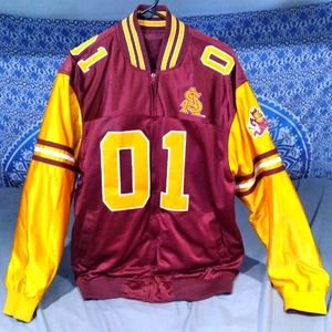 Arizona State Sun Devils Reversible Vintage Mens Windbraker Jacket Large